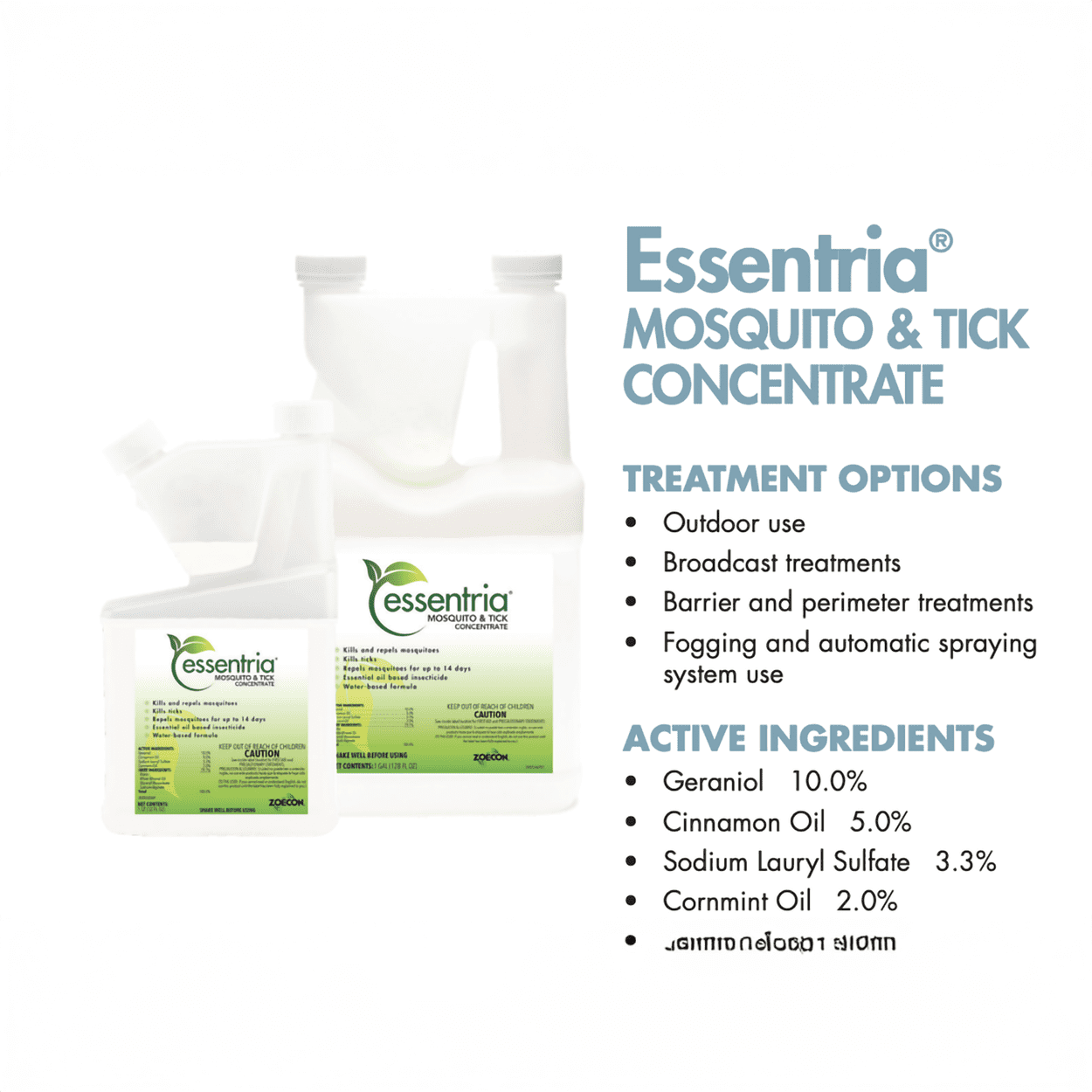 Essentria Mosquito & Tick Insecticide Concentrate - 128 fl oz Jug by Zoecon