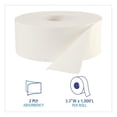 thumbnail image 4 of Boardwalk JRT Toilet Paper, Jumbo, Septic Safe, 2-Ply, 3.3" x 1,000 ft, 12 Rolls, White, 4 of 7