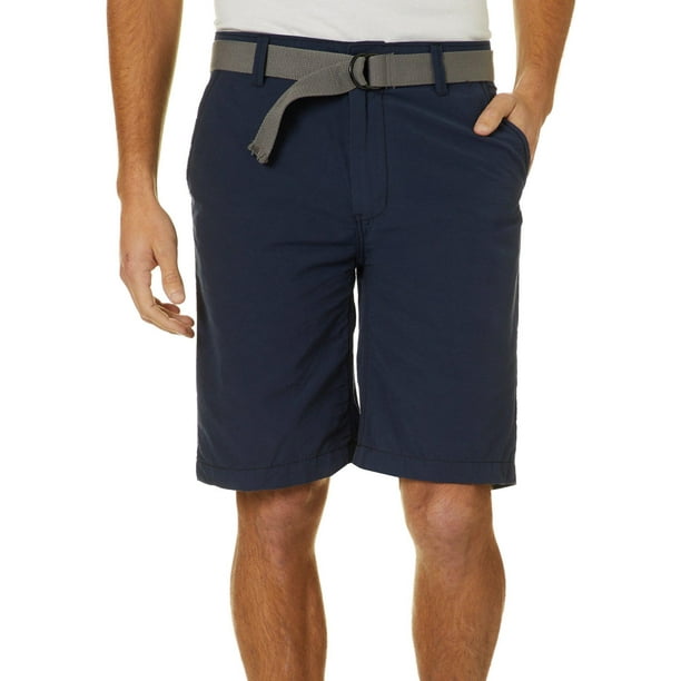 Wearfirst Wearfirst Mens Belted Solid Shorts