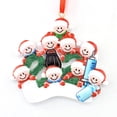thumbnail image 1 of Resina De Navidad Navidad Familia Diy Bendiciones Escritas A Mano Colgantes De Muñeco De Nieve Regalo Para Amigo O Familia Speravity HA040823-50, 1 of 6