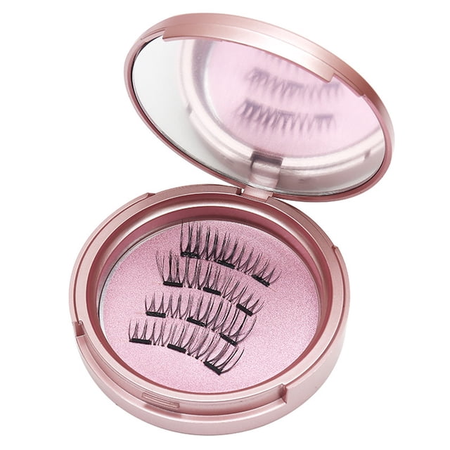 NEW! Eyelashes 4 Pcs Reusable Eyelashes Without Eyelash Extension Kit Eyelashes Natural Look No Glue Eyelashes Eyelashes Lashes Makeup Lash clusters