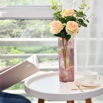 Pink Pearls Bubbles Vases for Flowers Modern Decorative Vase Home Decor for Bedroom Kitchen Living Room Centerpieces