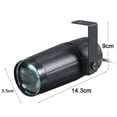 thumbnail image 5 of LEINIGN Style 1 Black Plastic Mini Stage Pin Spot Light 14.3*5.5cm Indoor, 5 of 5