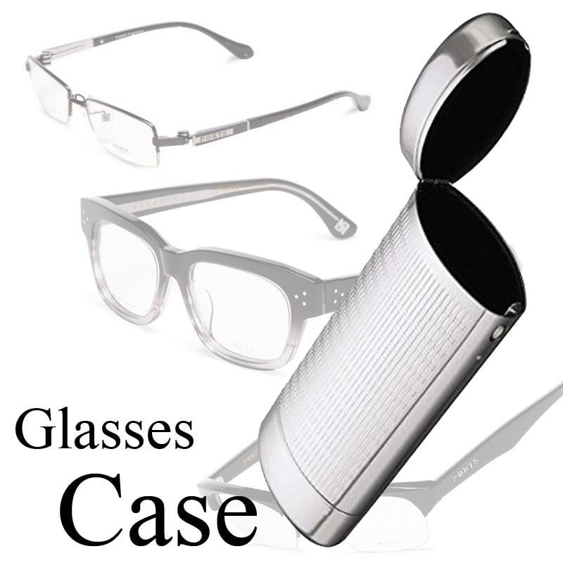 Hard Eyeglass Cases Aluminum Metal Matte Spectacle Case