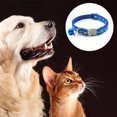 thumbnail image 3 of Collar de gato con accesorio de campana collar de conejo ajustable falta el collar, 3 of 5