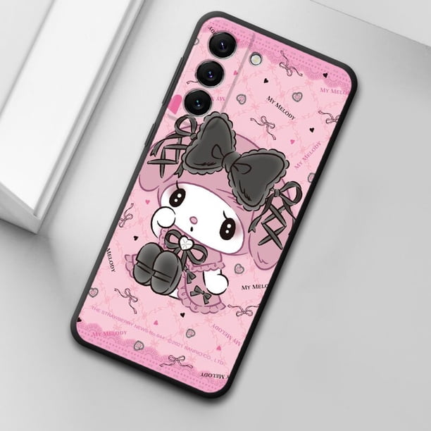 Funda de teléfono Wear A Bow Kuromi y My Melody para Samsung Galaxy A53 A54 A51 A52 A73 A72 A71 A12 A13 A14 A70 A50 A21 A33 A42 Funda xuanjing unisex