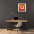 thumbnail image 4 of Delphine Corbin 15x15 White Modern Wood Framed Wall Art Titled - Cocorico II, 4 of 5