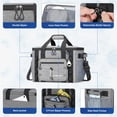 thumbnail image 4 of Maelstrom Bolsa enfriadora suave,Enfriador de lados suaves,Enfriador plegable de 30 latas,Cofre de hielo aislado,Enfriador de camping grande a prueba de fugas,Enfriador de viaje portátil para kayak,Pl, 4 of 5
