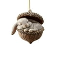 thumbnail image 6 of 🌲 8PCS Forest Animal Acorn Ornaments – Cozy Woodland Christmas Decorations 2026 – Rustic Acrylic Hanging Ornaments for Tree, Wreath, Tabletop & RV, Animal Lovers Gift, 6 of 6