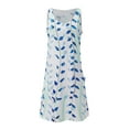 thumbnail image 4 of KTMKH Women's Summer Casual T Shirt Dresses Beach Cover Up Tank Dress With Pockets, 4 of 7