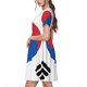 thumbnail image 2 of Balery Korea Vestidos sueltos de manga corta para mujer, vestidos de verano 2025, vestidos casuales de corte A con vuelo., 2 of 6