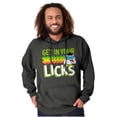 thumbnail image 5 of St Paddys Get In Your Licks Candy Owl Hoodie Sweatshirt Women Men Brisco Brands S, 5 of 6