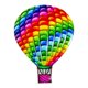 thumbnail image 1 of Colección moderna de colgantes de globos aerostáticos para decoración de Rosado, 1 of 9