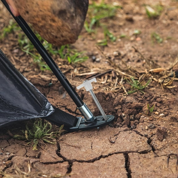 FRCOLOR  4 Pcs Ground Anchor Stakes for Canopy Heavy Duty Tent