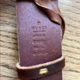 thumbnail image 3 of Gu-cci Brown Leather Belt with Gold Buckle, 3 of 5