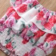 thumbnail image 4 of ZAXARRA Baby Floral Suit, Short Sleeve Ruffle Top+Short Pants+Lace Up Cloak, 4 of 5