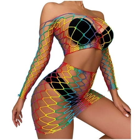 

Ozmmyan Sexy Lingerie for Women Plus Size Lace Mesh Sheer Snap Crotch Pajamas Lace Teddy One Piece Babydoll Sexy Mini Bodysuit for Women Naughty for Play Gift on Clearance