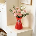thumbnail image 5 of Unique Faux Weave Vases, Decorative Centerpieces for Home Wedding Table, Stylish Accent Vase for Living Room Decor, 5 of 6