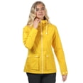 thumbnail image 1 of Women's Regatta Coastal Waterproof Shell Jacket in Yellow, 1 of 5