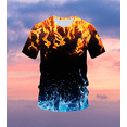 thumbnail image 3 of Conjuntos de ropa de moda para niños de 2024, camisetas de verano para niñas y niños, conjunto de camiseta de Sonic de una pieza informal, disfraz de dragón, 3 of 5