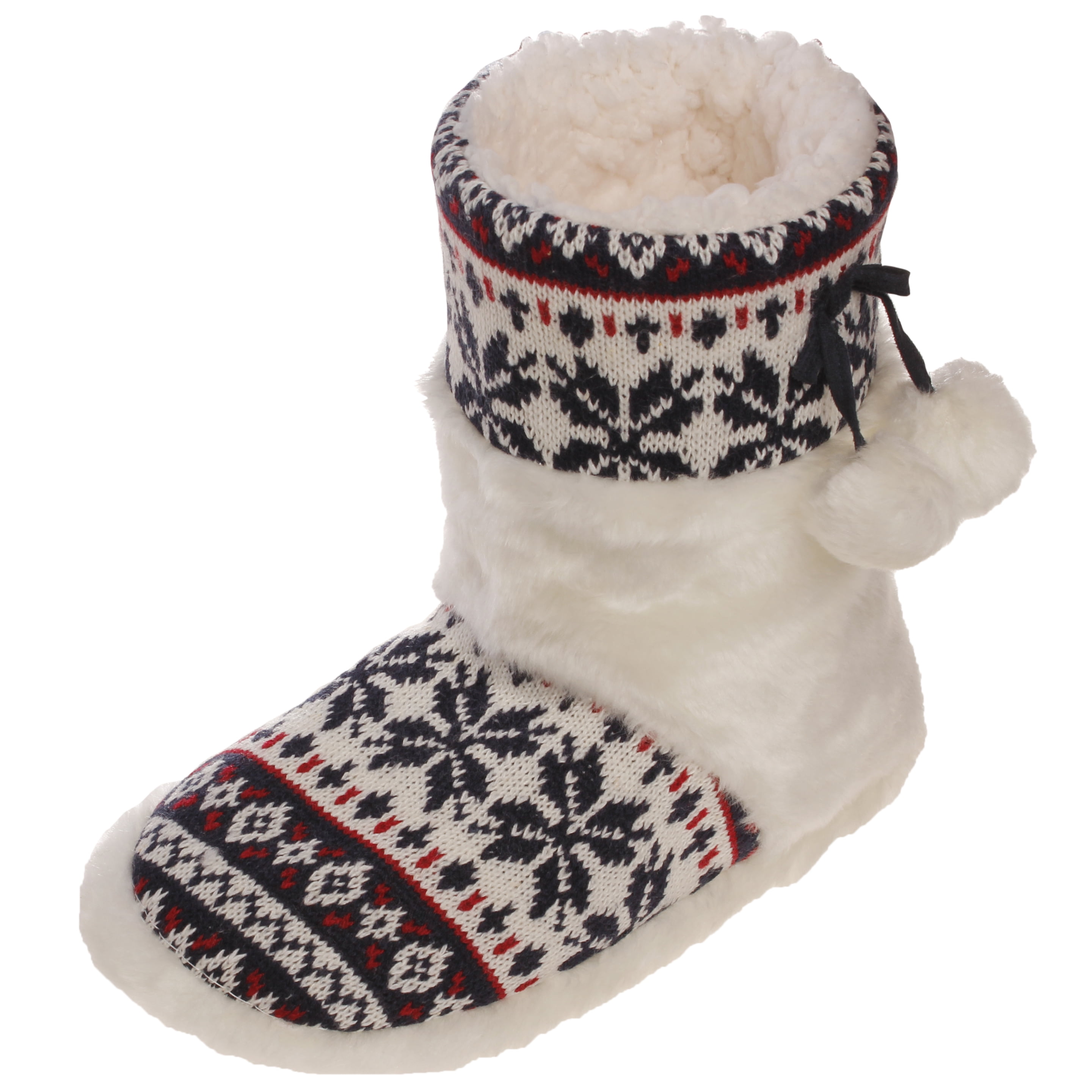 slipper fur boots