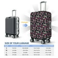 thumbnail image 5 of Fotbe Daisies Flowers Luggage Cover Protector,Suitcase Protector,Scratch and Dirt Resistant,Fits 18-32 Inch Luggage-Medium, 5 of 8