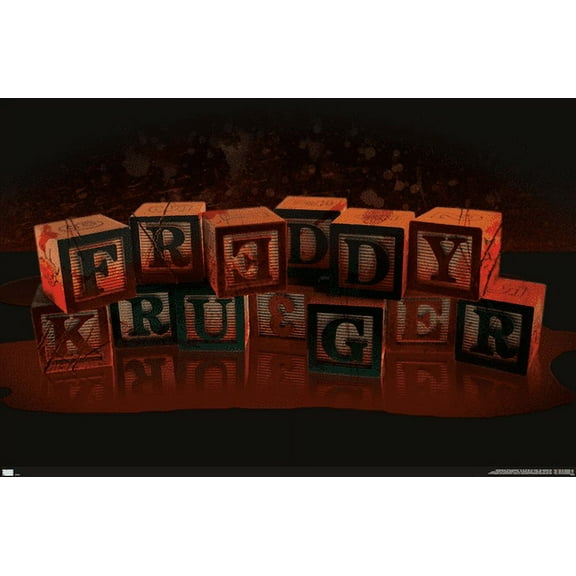 A Nightmare on Elm Street - Blocks Wall Poster, 22.375" x 34"