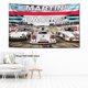 thumbnail image 3 of Bandera de coche de carreras Martinis Super Racing de 60 x 90 cm, pancarta de impresión digital de poliéster para decoración de pared de garaje y exterior, 3 of 4