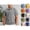 Grey, variant on RTKFRFLM Youth Kids Quarter Zip Polo Shirt Classic Solid Color Collared Short Sleeve Gentleman Dress Blouse Tee Top 3-14Y
