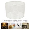 thumbnail image 5 of Woven Lamp Shade for Table Lamp and Floor Light Farmhouse Style 1 Set, 5 of 5
