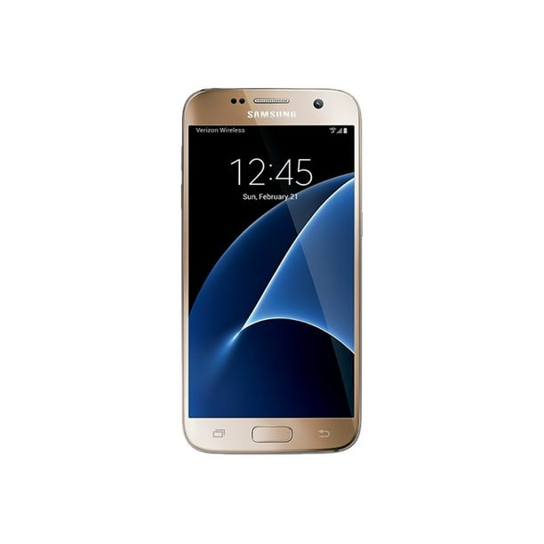 hoog collegegeld Adviseur Samsung Galaxy S7 SM-G930V 32GB Gold (Verizon Wireless) - Walmart.com