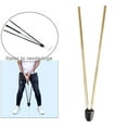 thumbnail image 2 of ziyahi Golf Putting Trainer Aid Golf Putter Trainer Tool Attaches to Putter Shaft Gold, 2 of 5