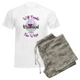 thumbnail image 6 of CafePress - Will Trade Husband For Wine Men's Light Pajamas - Men's Light Loose Fit Cotton Pajama Set, 6 of 7