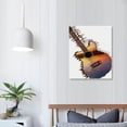 thumbnail image 3 of COMIO  Guitar Wall Art Music Gifts For Men Metal Guitar Art Music Wall Decor Abstract Sunset Hanging Sign Guitars Player Gift For Music Lovers For Modern Home Bedroom Living Room Outdoor, 3 of 4