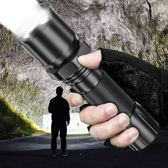 Rechargeable Flashlights High Lumens, 950000LM Powerful Tactical Flashlights, 5 Modes LED Flashlight Adjustable, Handheld Flash light for Emergencies, Camping, Hiking