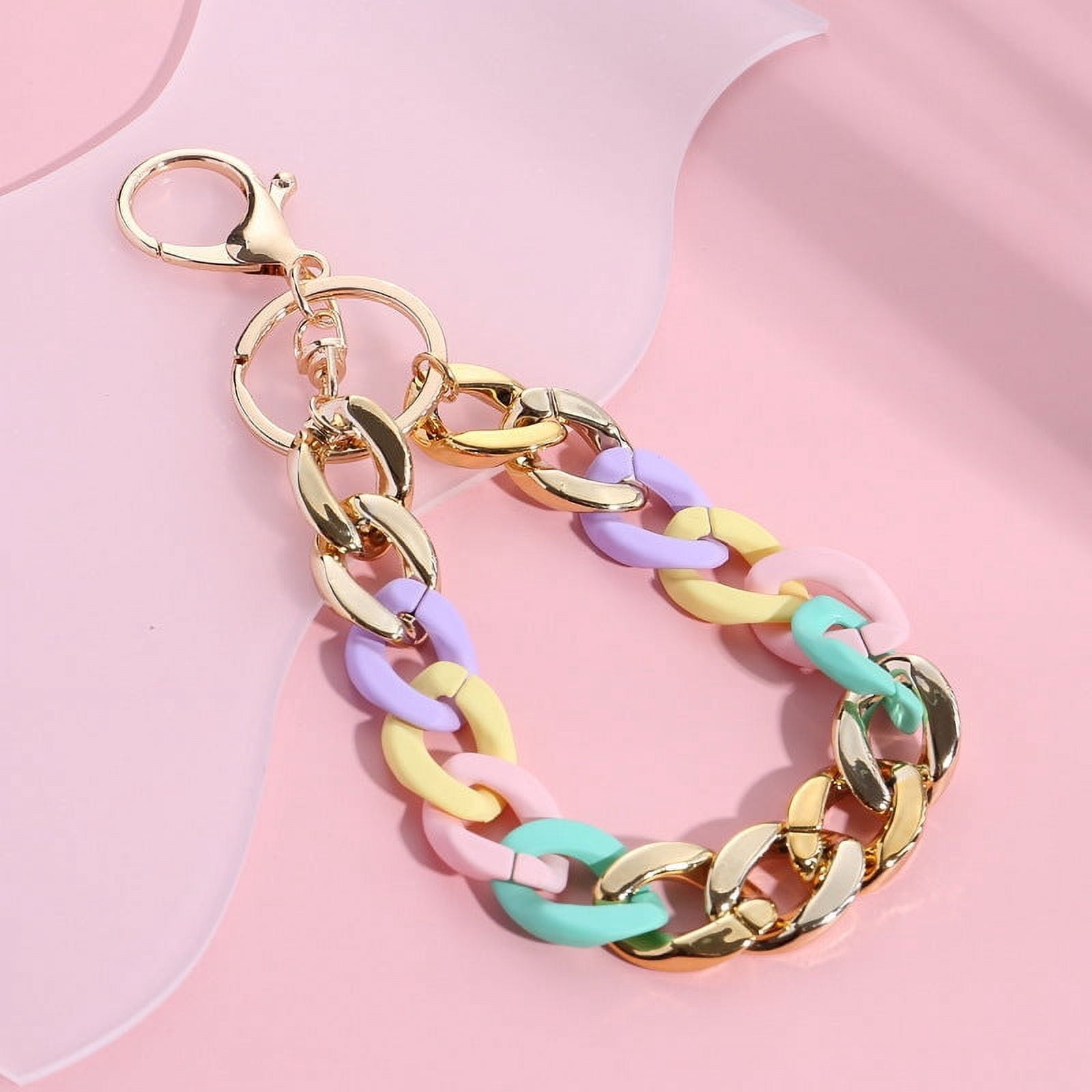 Acrylic Chain Clothing Keychain Pendant: Stylish Key Ring Accessory with Durable Acrylic Material and Secure Key Pendant Design