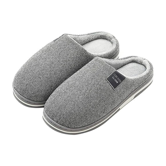 Leozcaa Memory Foam Slippers for Women's and Men's Casual House Shoes Home Slippers for Indoor Outdoor
