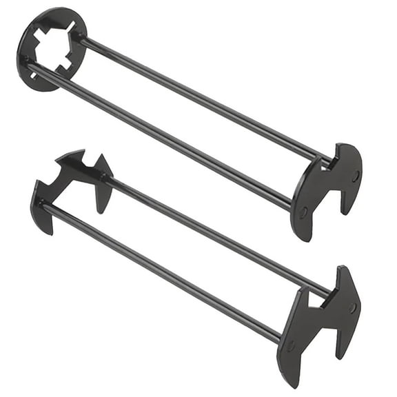 SENIURIS 2 Pcs Faucet Wrench Multifunctional Sink Faucet Slimspace Tightener, Under Sink Plumbers Wrench Two-Shaft Design, Suit for Bathroom Kitchen.