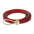 thumbnail image 1 of Miangastore Fashion Accessory Red Leather 1Pack 4.6X0.8X0.2In, 1 of 9