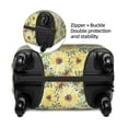 thumbnail image 4 of Haiem Daisies And Wildflowers Luggage Cover Printed Suitcase Covers for Luggage Elastic Washable Suitcase Protector Fits 18-32 Inch Luggage-Large, 4 of 9