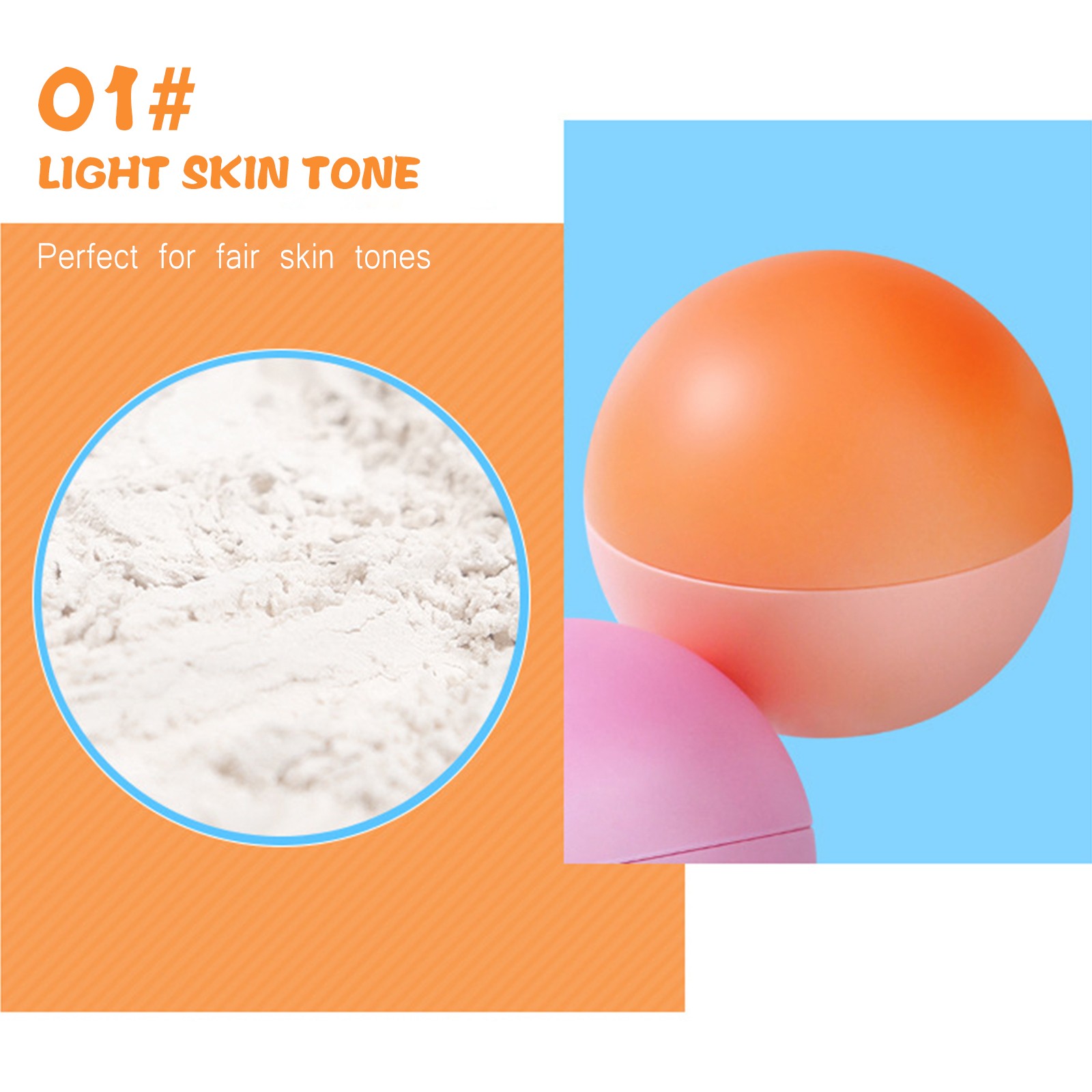 duhgbne makeup powder and moisturizing powder effect and gloss control