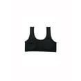 thumbnail image 3 of INSPIRE CHIC Training Cotton Wire Free Comfort Removable Pad Vest Tops Bra Black, 3 of 6