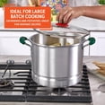 thumbnail image 7 of IMUSA 12Qt Aluminum Tamale Steamer Pot with Mexican Map Knob – Large Stock Pot with Steamer Insert, Green Handles & Glass Lid for Tamales, Seafood, Vegetables & Hispanic Recipes, 7 of 7