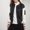 White, variant on Tejiojio Coats Clearance Fashion Women Casual Color-block Leather Long-sleeve Uniform Loose Ladies Jacket Coat