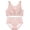 Pink#173, variant on LIIPEE Women Bras Solid Color Plus Size Lace Trim Full Coverage Underwire Bralette Seamless Push Up Bralette Bra With Briefs Woman Breathable Holiday Party Photoshoot Bras,Green,32