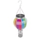 thumbnail image 3 of Linterna Solar con globo aerostático, 600MAH, Color arcoíris, encendido automático, luz cálida, luces colgantes solares para exteriores, para Patio, jardín y porche, 3 of 5