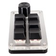 thumbnail image 1 of Programmable Macro Keyboard, Mechanical Gaming Macro Keyboard with Customized Knobs, Red Switch, One Handed Macro Keypad, Mini USB Wired OSU Keypad for Desktop PC, 1 of 7