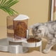 thumbnail image 2 of Comedero automático para perros y gatos, con separación de alimentos secos y húmedos, de doble capa, plegable, antivuelco, multifuncional, para alimentación y bebida, 2 of 5