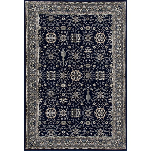 Traditional Design High Quality Floral Area Rug, 075