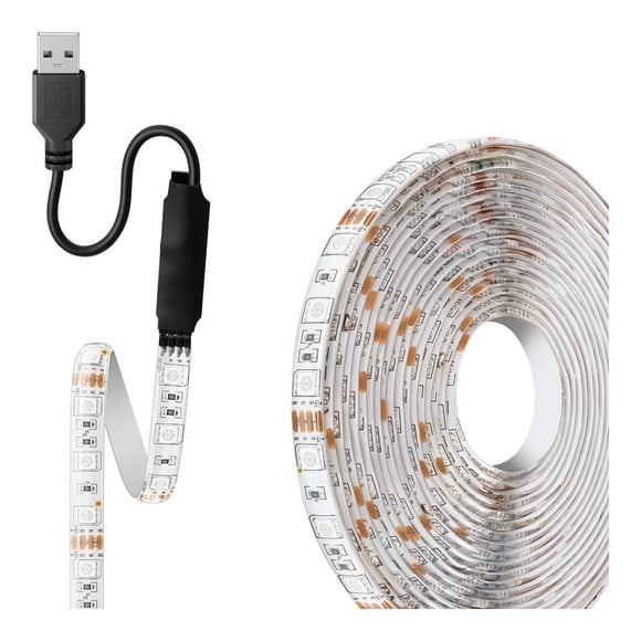 Tira Led 2M Multicolor Rgb Audio Ritmica Steren WMS-9400